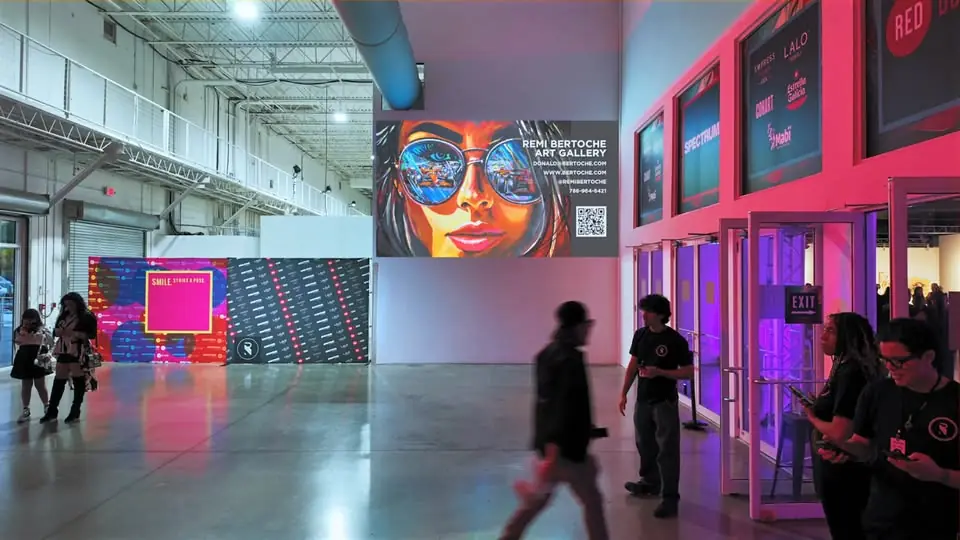 Vidéo des œuvres de Rémi Bertoche pendant Miami Art Week
